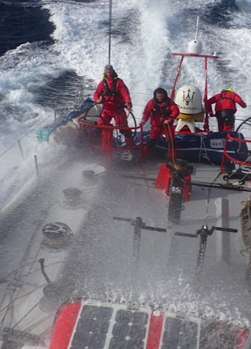 Welcome to the wet VOR70 world….